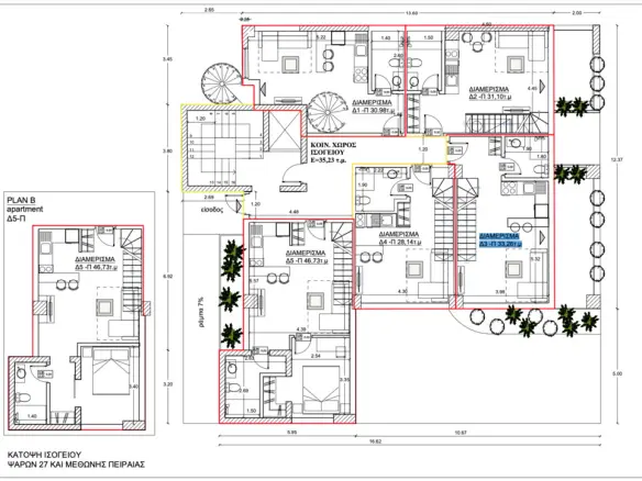 2-bedroom Duplex In Piraeus Port / Center, Greece (66 M²)