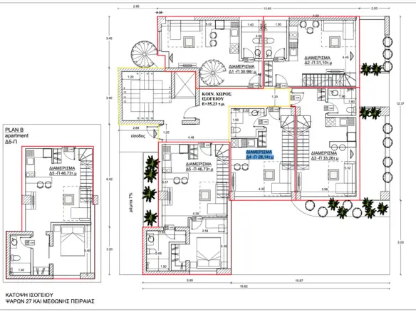 2-bedroom Duplex In Piraeus Port / Center, Greece (66 M²)
