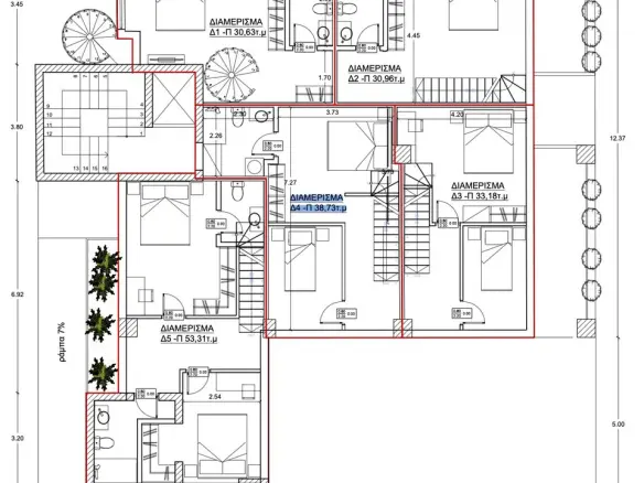 2-bedroom Duplex In Piraeus Port / Center, Greece (66 M²)