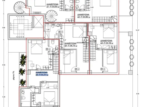 3-bedroom Duplex In Piraeus Port / Center, Greece (100 M²)