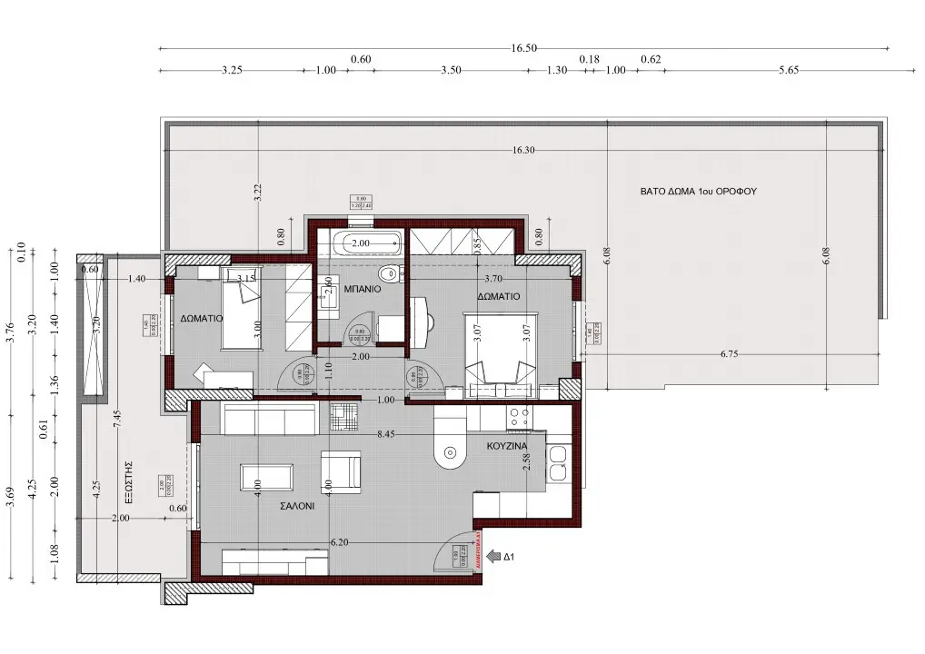 Flat Of 87 M² In Thessaloniki