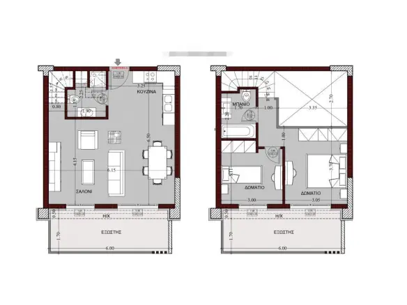2-bedroom Duplex In Evosmos, Greece (97 M²)