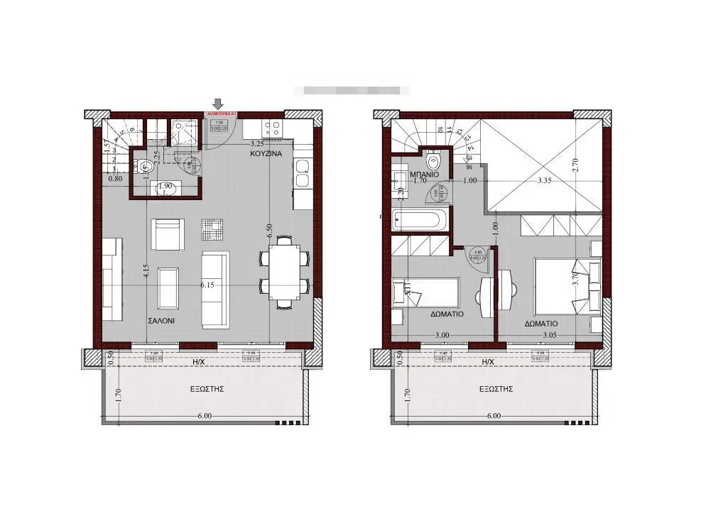 Duplex Of 97 M² In Thessaloniki
