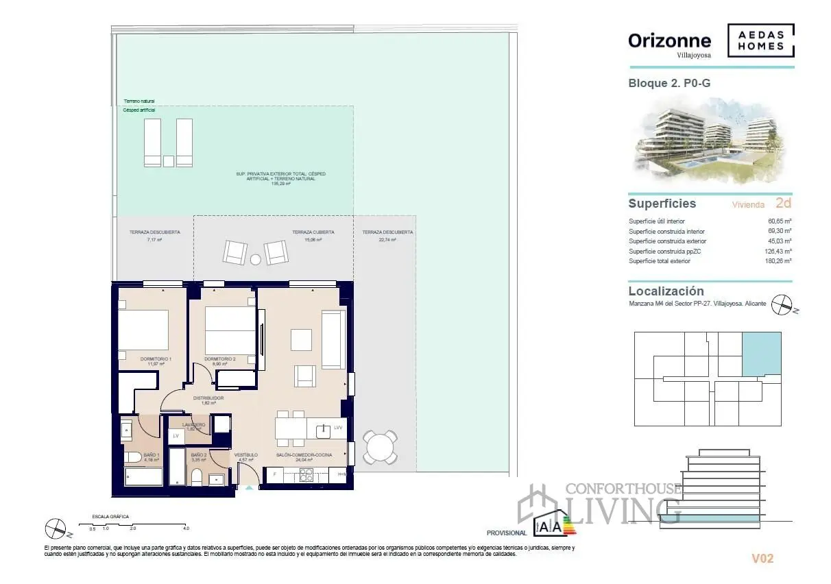 Apartment Of 70 M² In Villajoyosa, Spain