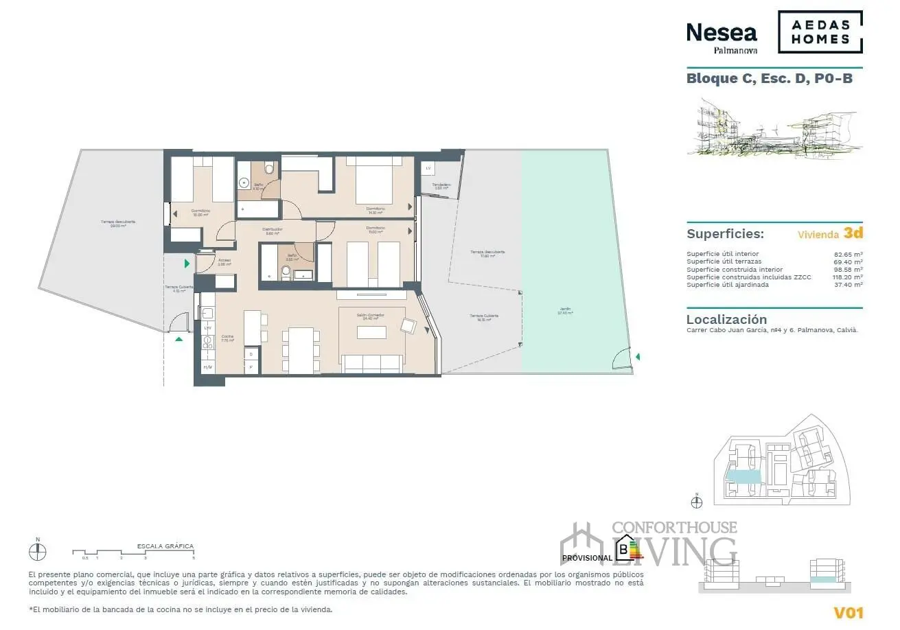 Apartment Of 98 M² In Calvià