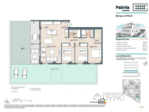3-bedroom Flat In Benicassim, Spain (111 M²)
