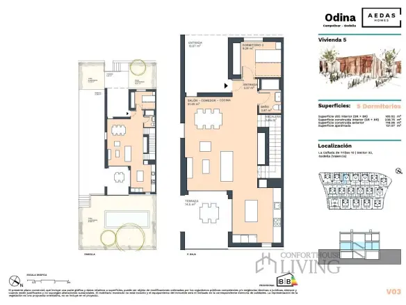 5-bedroom Semi In Godella, Spain (236 M²)
