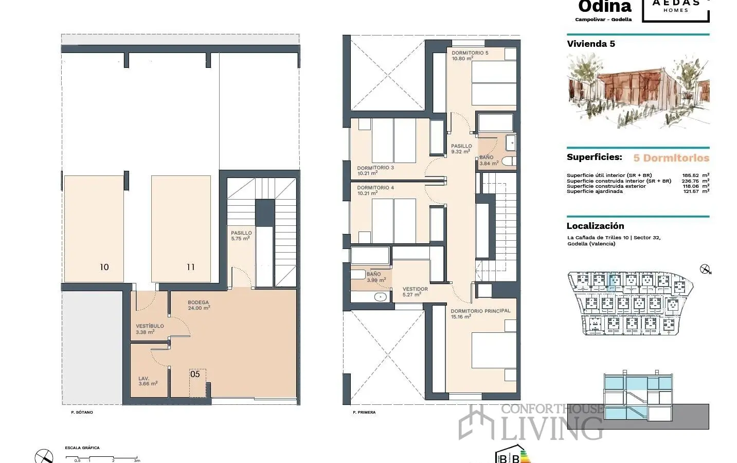 Semi-detached House Of 236 M² In Godella, Spain