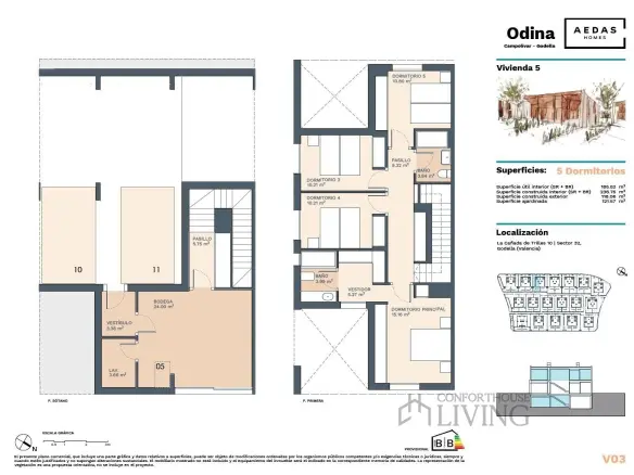 5-bedroom Semi In Godella, Spain (236 M²)