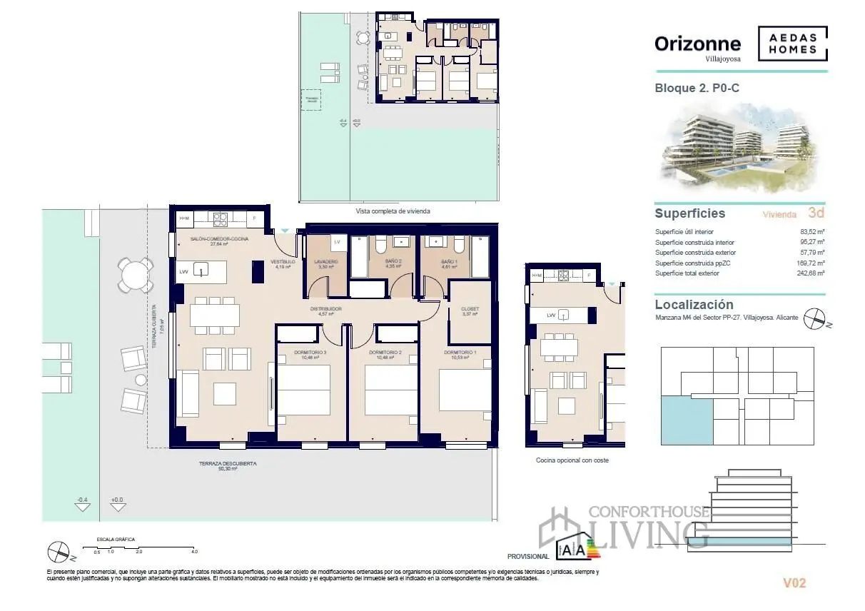 Apartment Of 95 M² In Villajoyosa, Spain