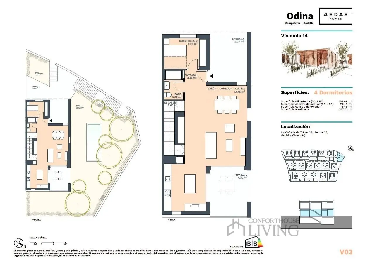 Semi-detached House Of 212 M² In Godella, Spain