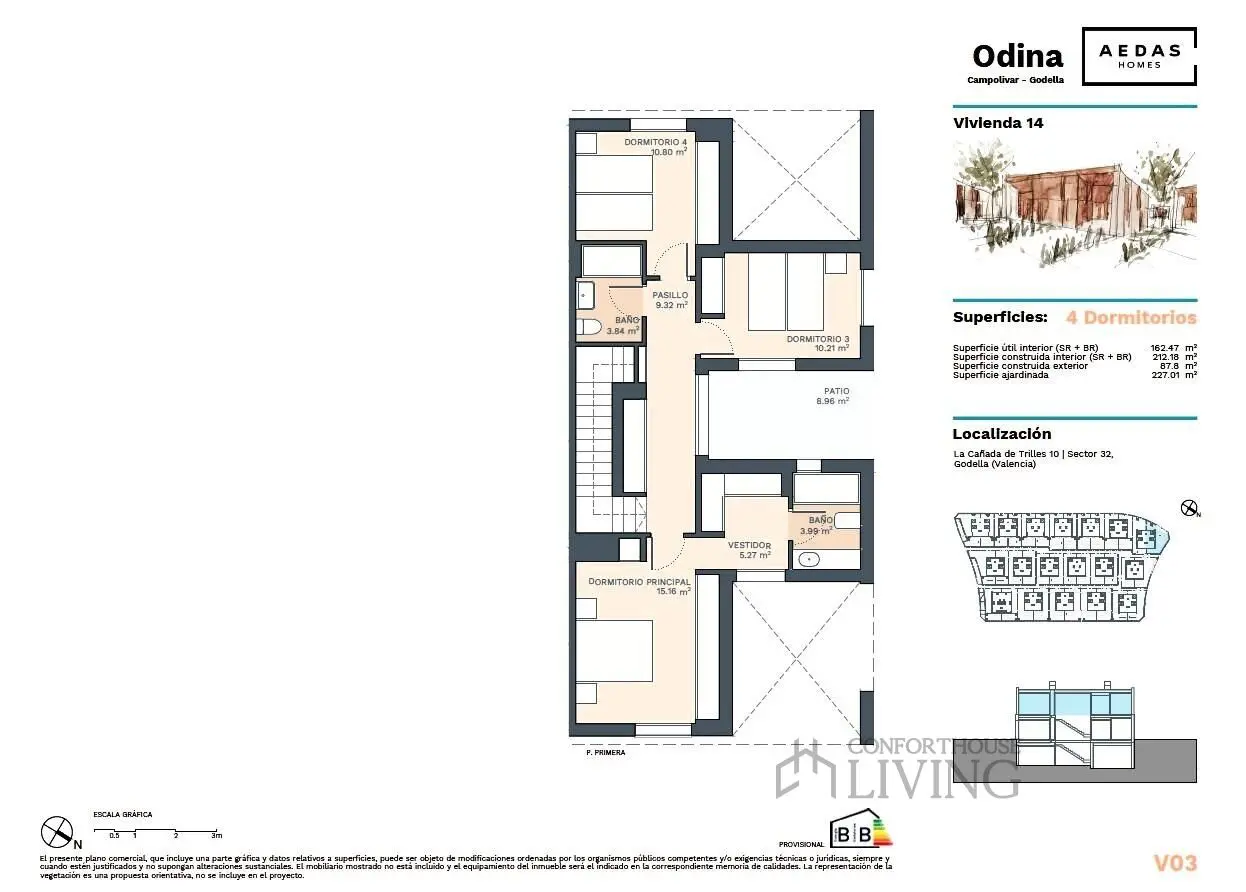 Semi-detached House Of 212 M² In Godella, Spain