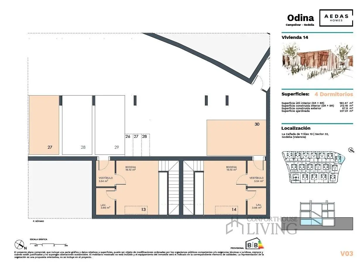 Semi-detached House Of 212 M² In Godella, Spain