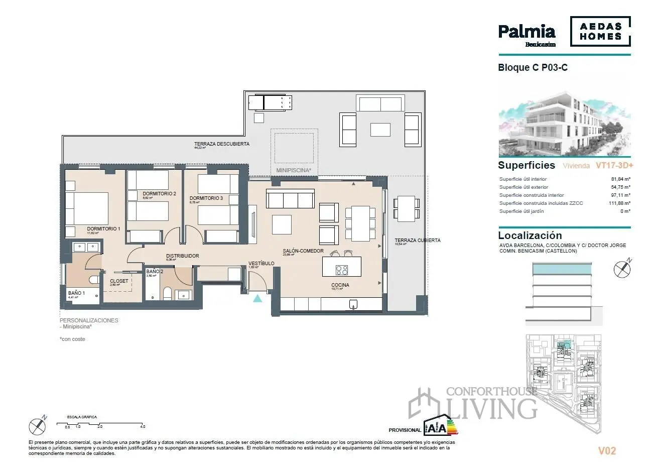 Flat Of 112 M² In Benicassim, Spain