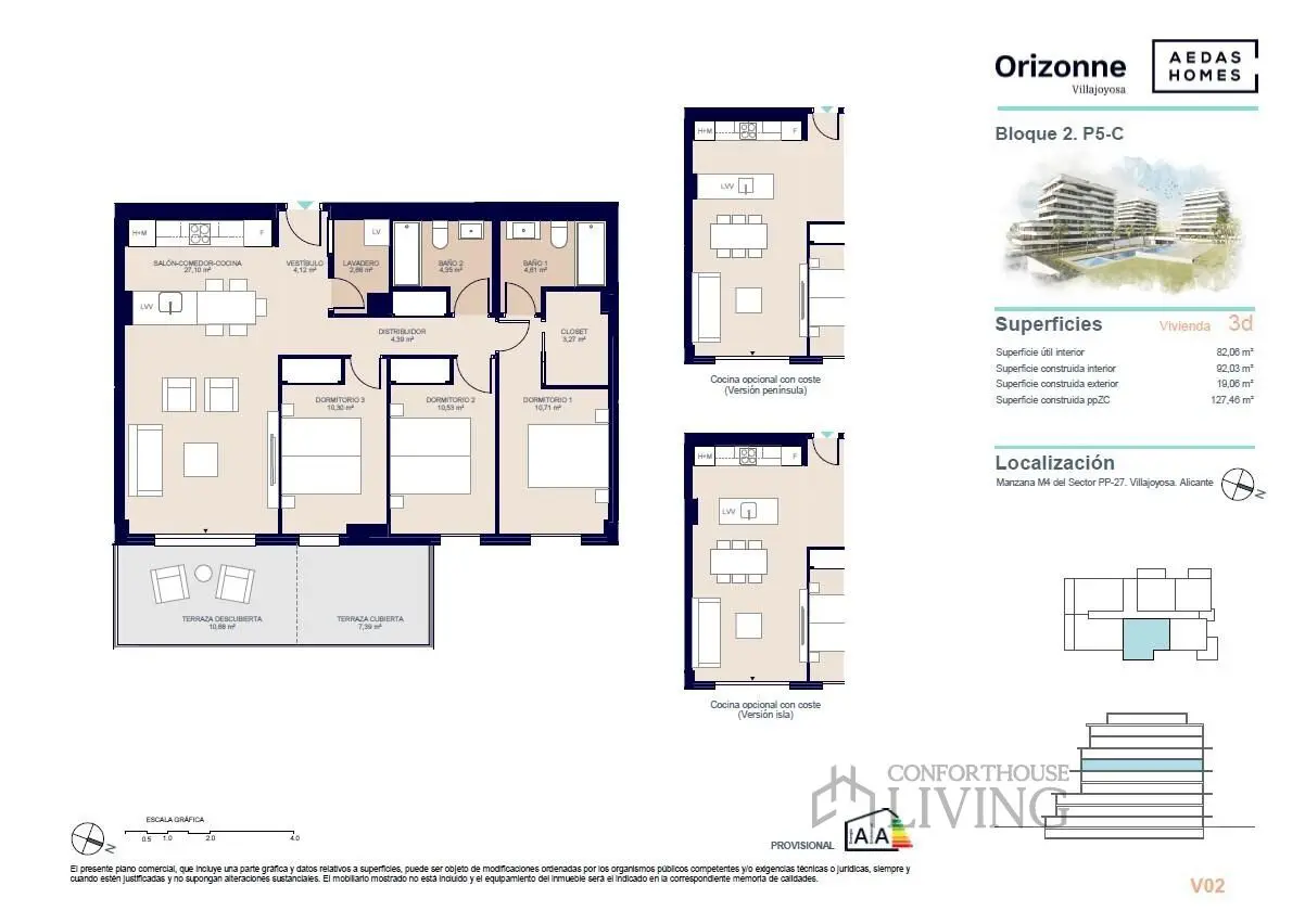 Flat Of 92 M² In Villajoyosa
