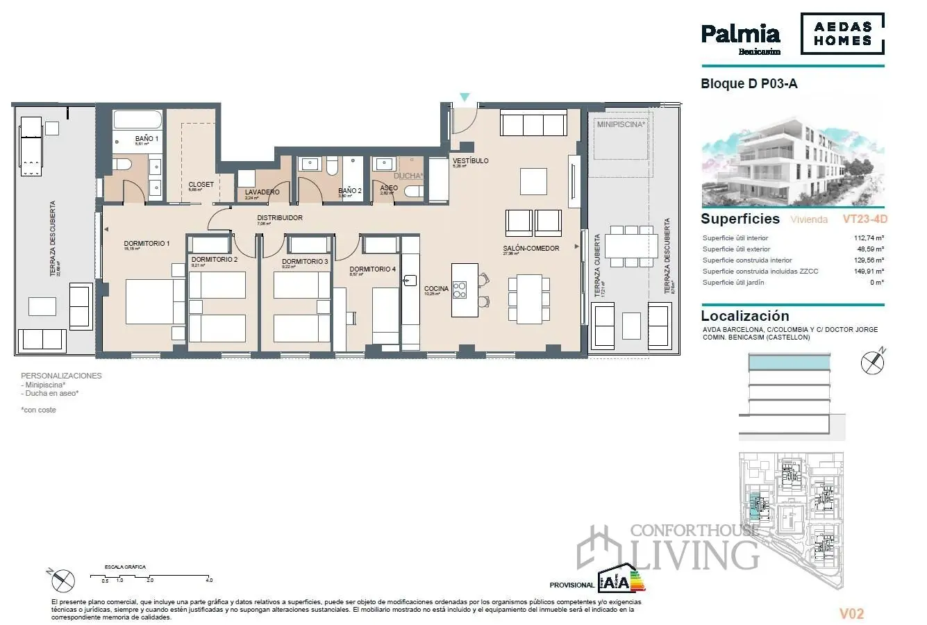 Flat Of 150 M² In Benicassim, Spain