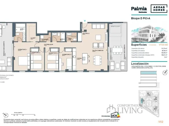 4-bedroom Flat In Benicassim, Spain (150 M²)