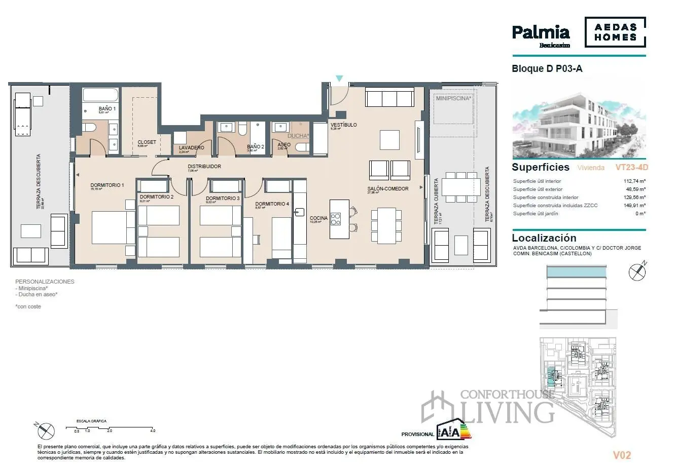 Flat Of 150 M² In Benicassim, Spain