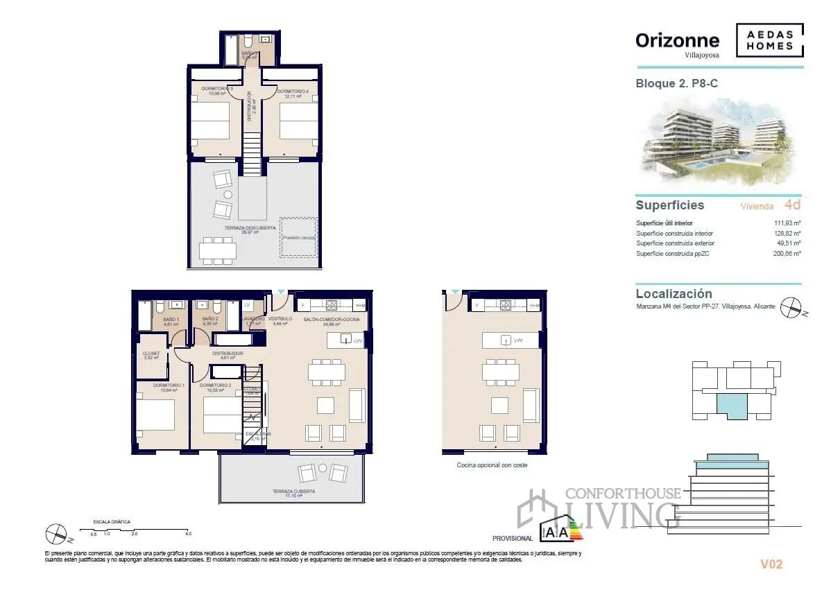 Penthouse Of 128 M² In Villajoyosa, Spain