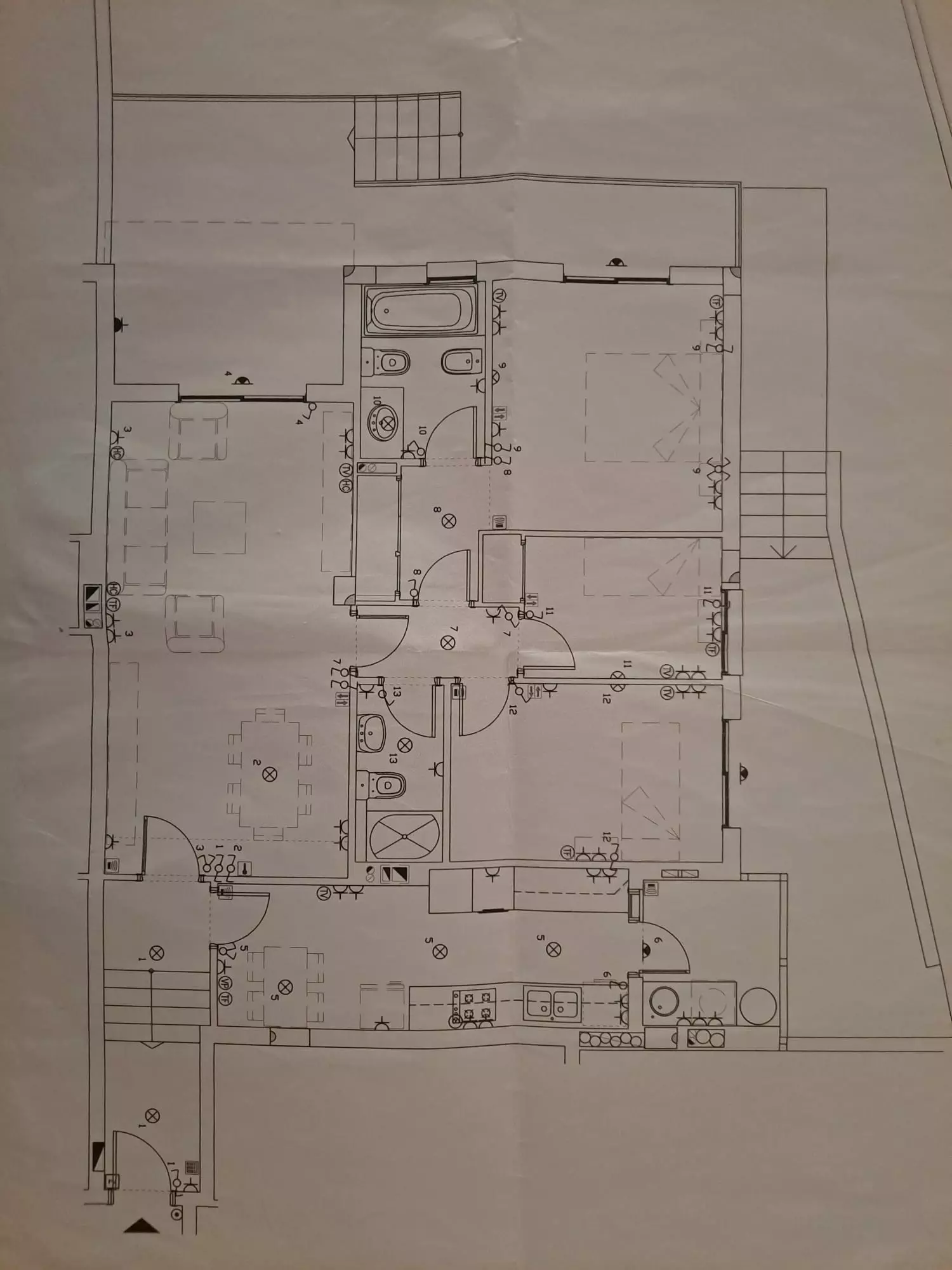 planos piso Apartment Of 150 M² With Large Private Terrace In Palma De Mallorca