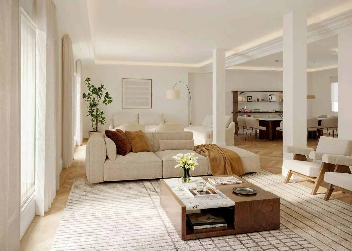 4233396-79c5434e Penthouse Of 200 M² With Large Terrace In Recoletos