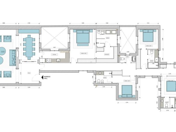 Apartment Of 150 M² With Exclusive Features In Almagro