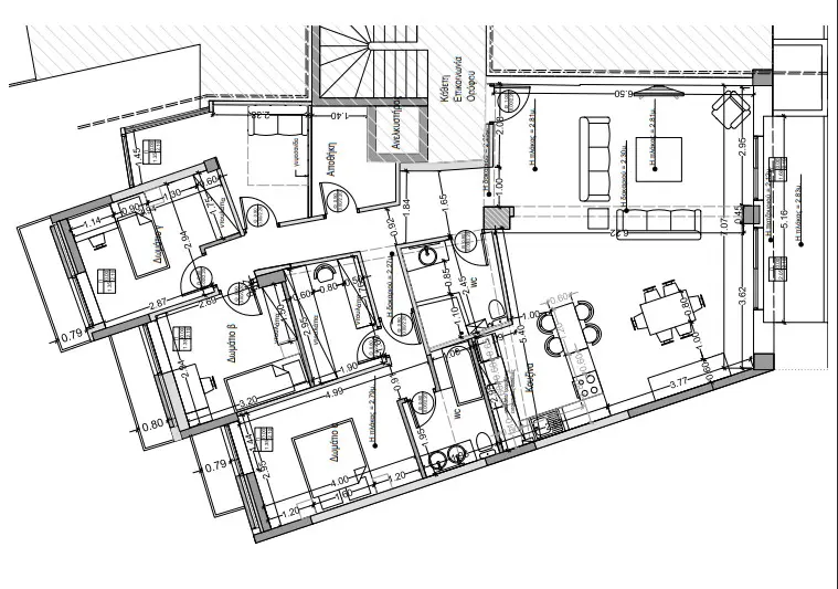 Flat Of 165 M² With Features In Thessaloniki