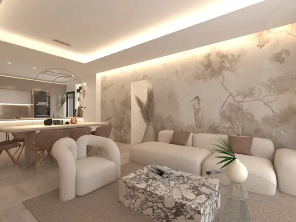 3-bedroom Flat In Moschato, Greece (103 M²)