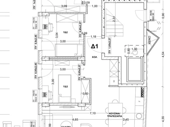 3-bedroom Flat In Toumpa, Greece (108 M²)