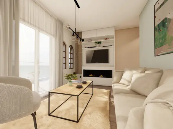 2-bedroom Flat In Poligiros, Greece (59 M²)