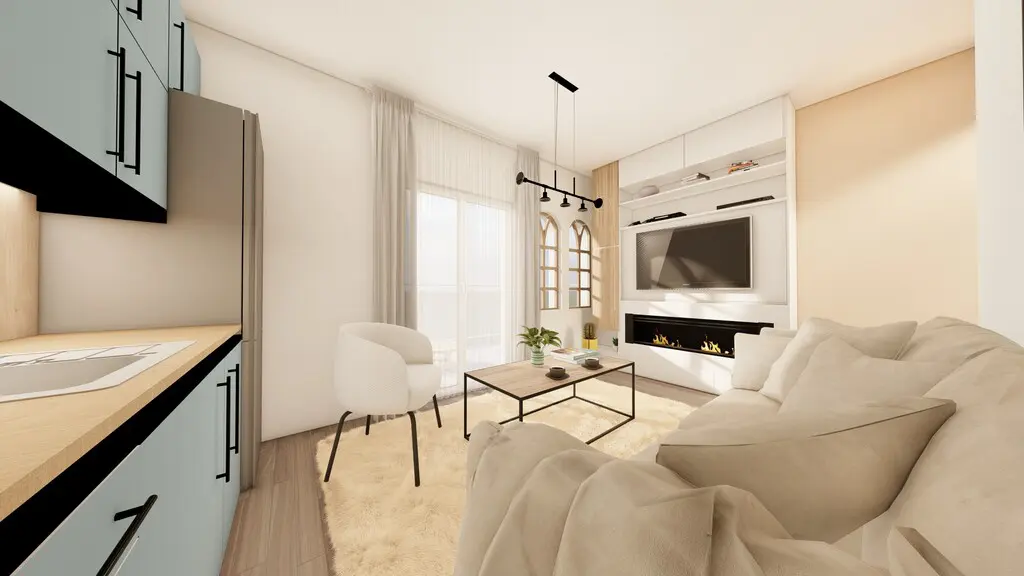 2-bedroom Flat In Poligiros, Greece (59 M²)