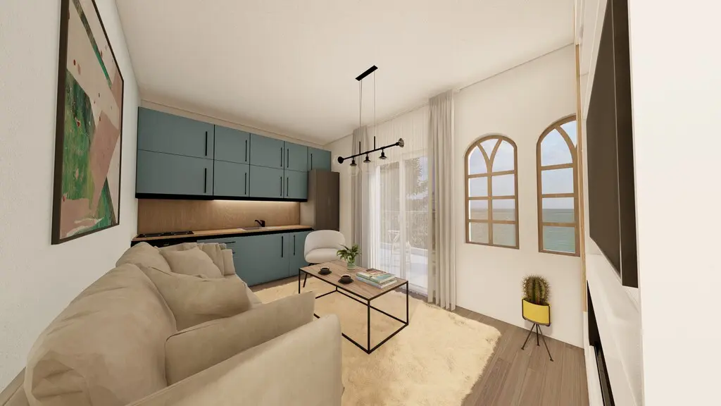 2-bedroom Flat In Poligiros, Greece (59 M²)