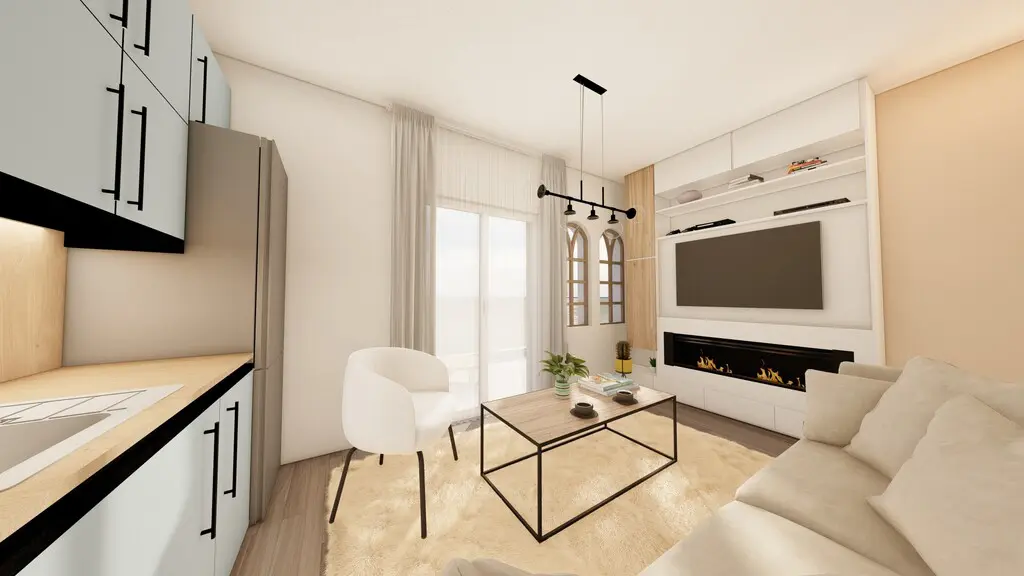 2-bedroom Flat In Poligiros, Greece (59 M²)