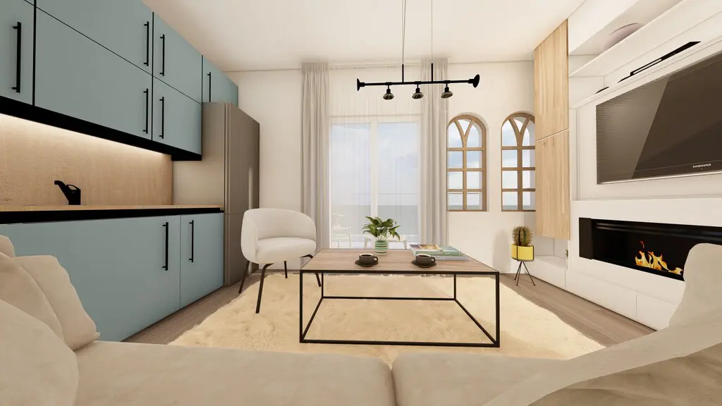 2-bedroom Flat In Poligiros, Greece (59 M²)