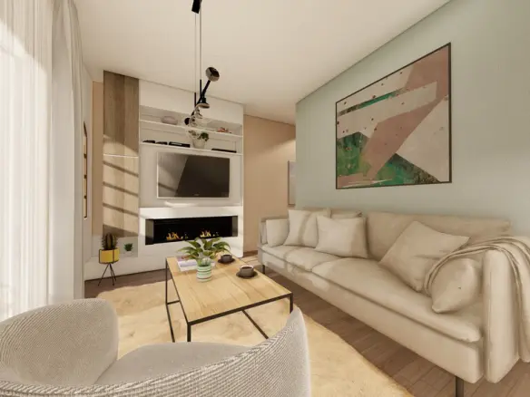 2-bedroom Flat In Poligiros, Greece (59 M²)