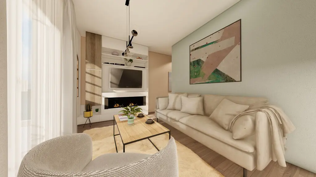 2-bedroom Flat In Poligiros, Greece (59 M²)