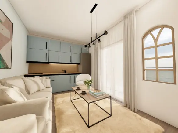 2-bedroom Flat In Poligiros, Greece (59 M²)