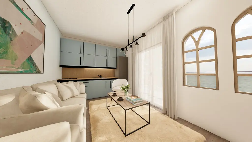 2-bedroom Flat In Poligiros, Greece (59 M²)