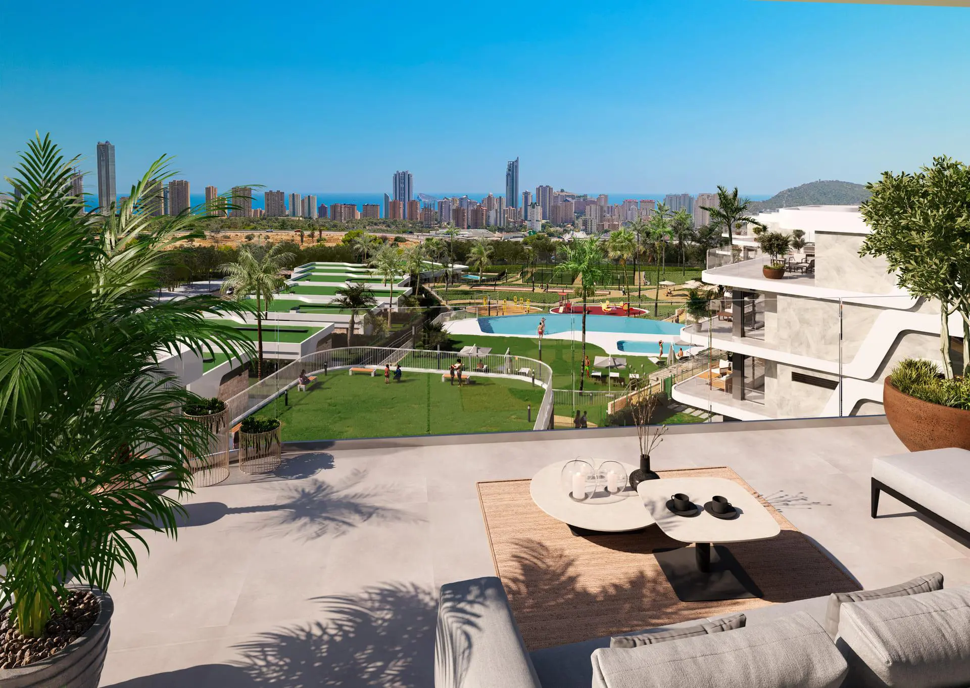 Apartment Of 122 M² In Finestrat