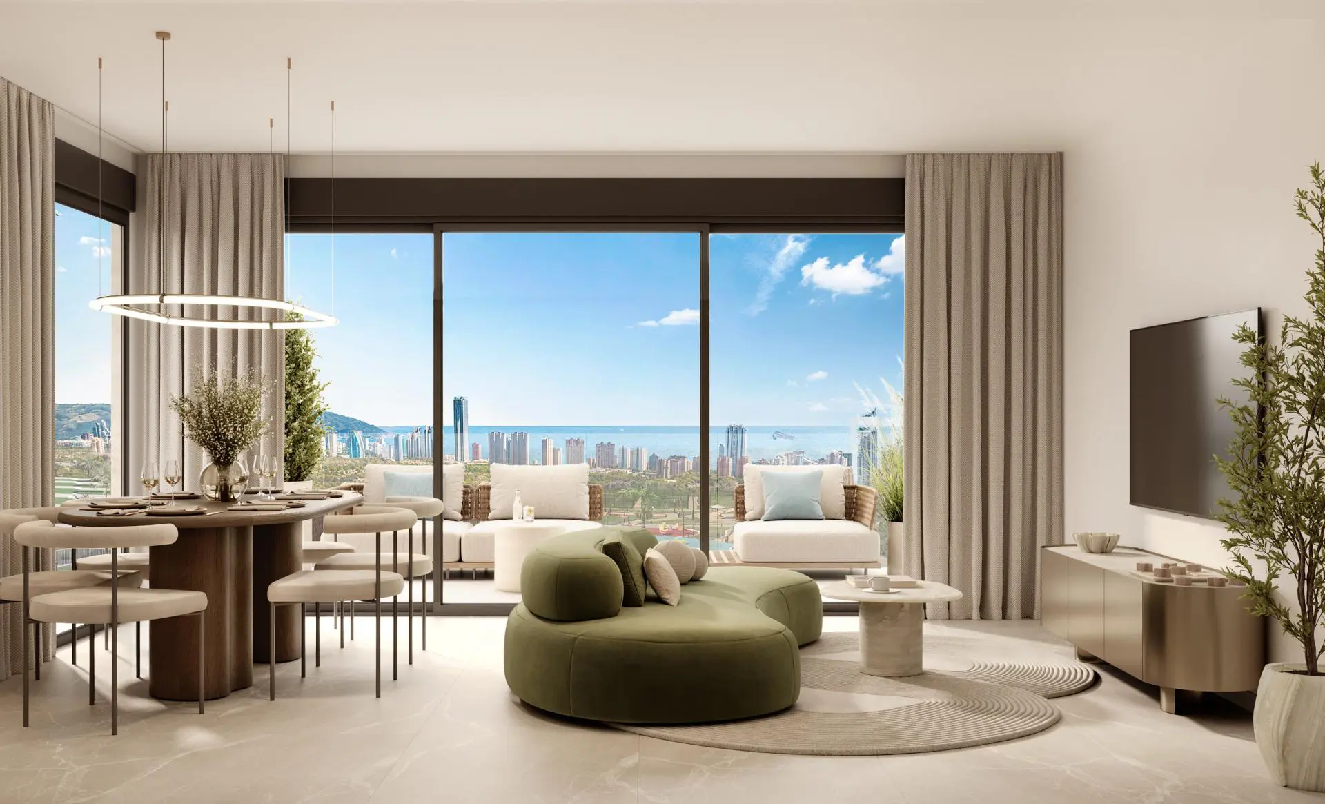 Apartment Of 122 M² In Finestrat