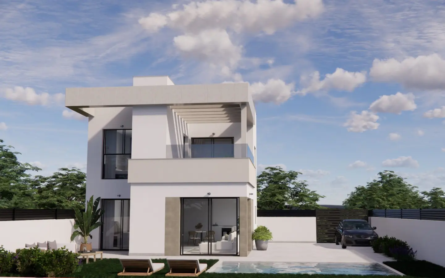 3-bedroom Villa In Orihuela, Spain (95 M²)