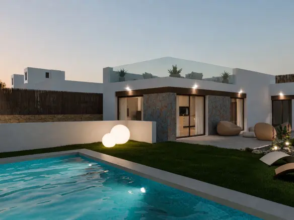 3-bedroom Villa In Finestrat, Spain (128 M²)