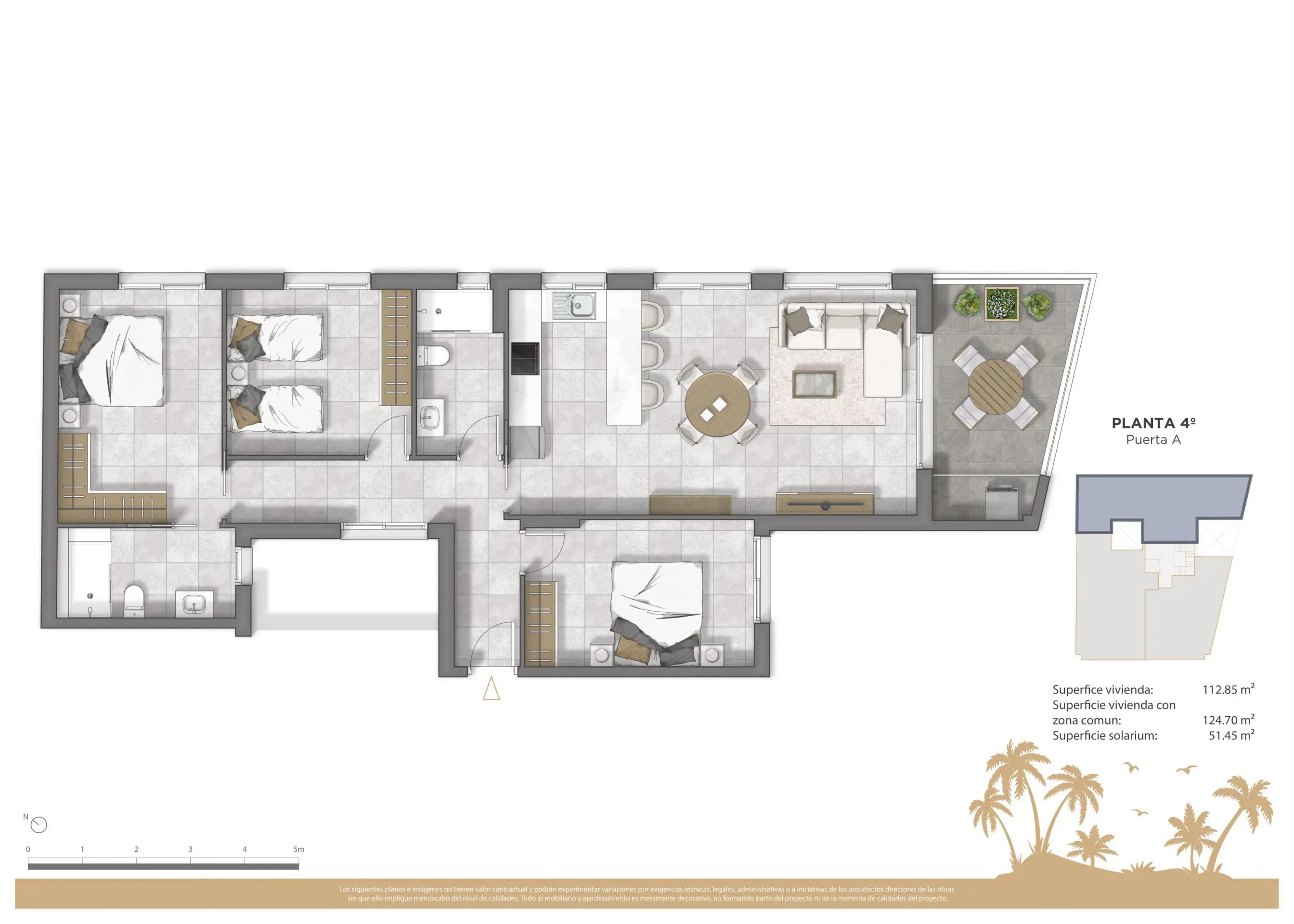 Penthouse Of 178 M² In Guardamar Del Segura, Spain