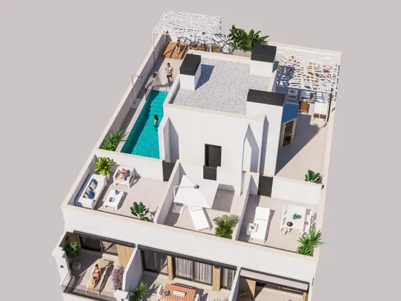 2-bedroom Penthouse In Torrevieja, Spain (118 M²)