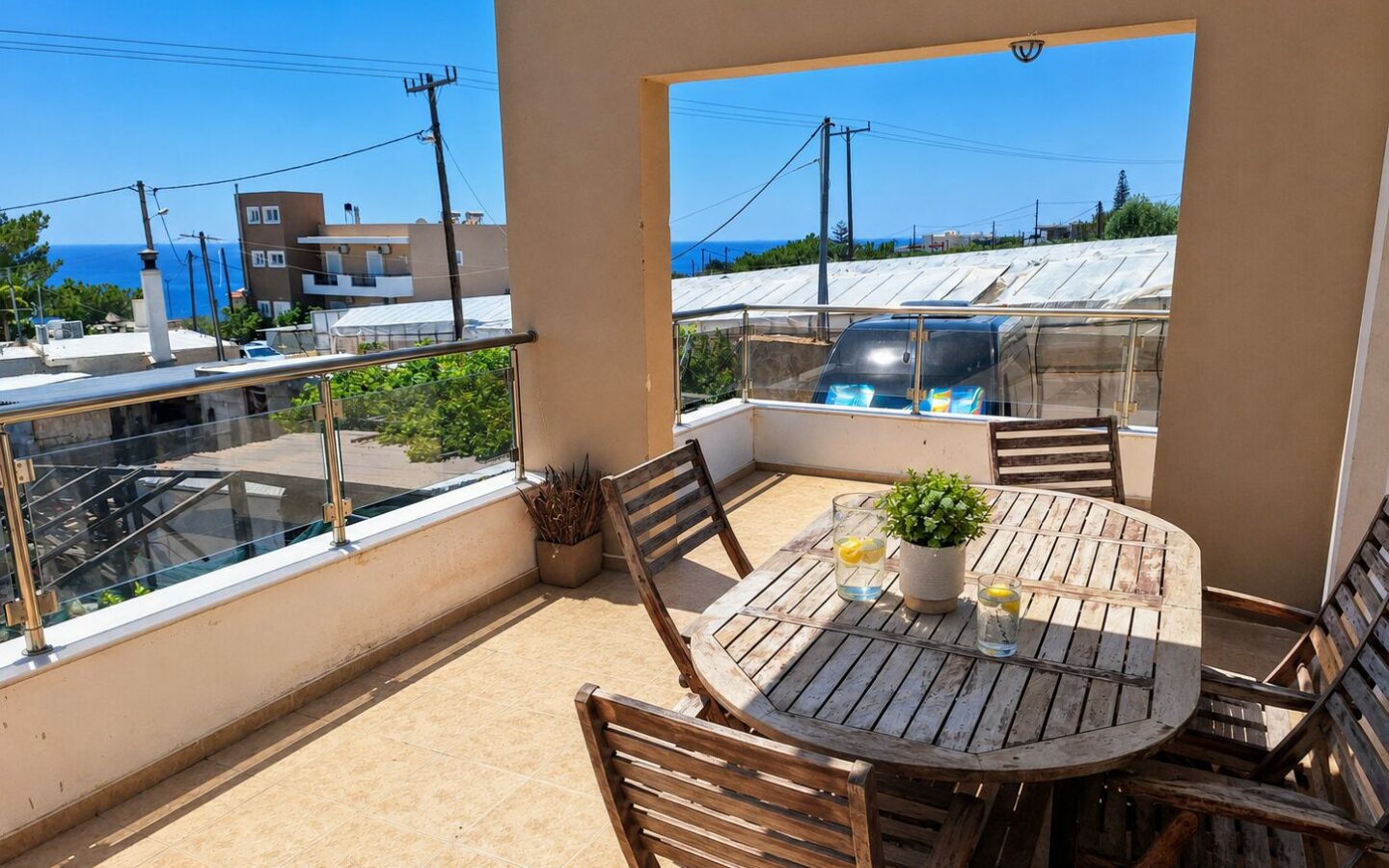 Large 3-level Seaview Property With 3 Independent Apartments – Achlia, Ierapetra