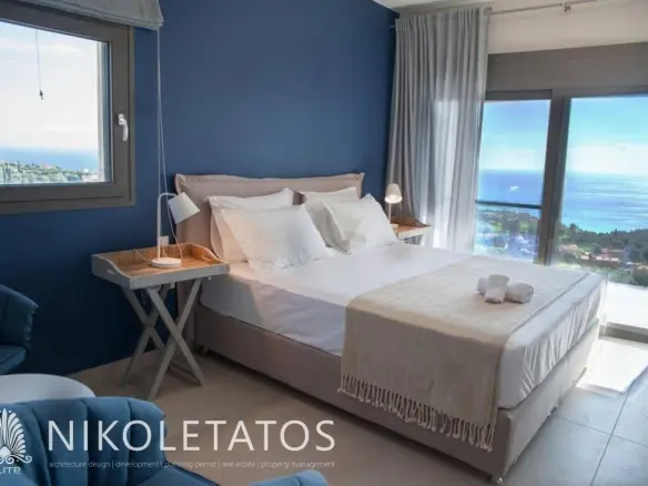 Villa Of 120 M² With Sea View In Trapezaki, Greece