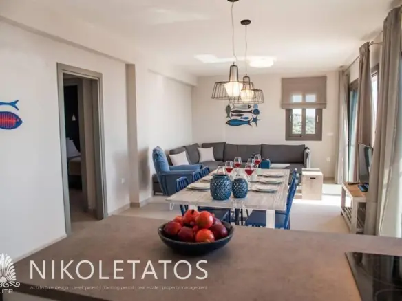 Villa Of 120 M² With Sea View In Trapezaki, Greece