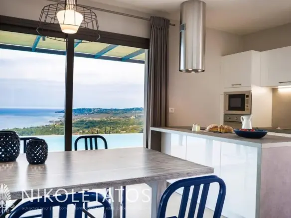 Villa Of 120 M² With Sea View In Trapezaki, Greece