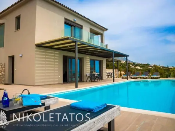 Villa Of 120 M² With Sea View In Trapezaki, Greece