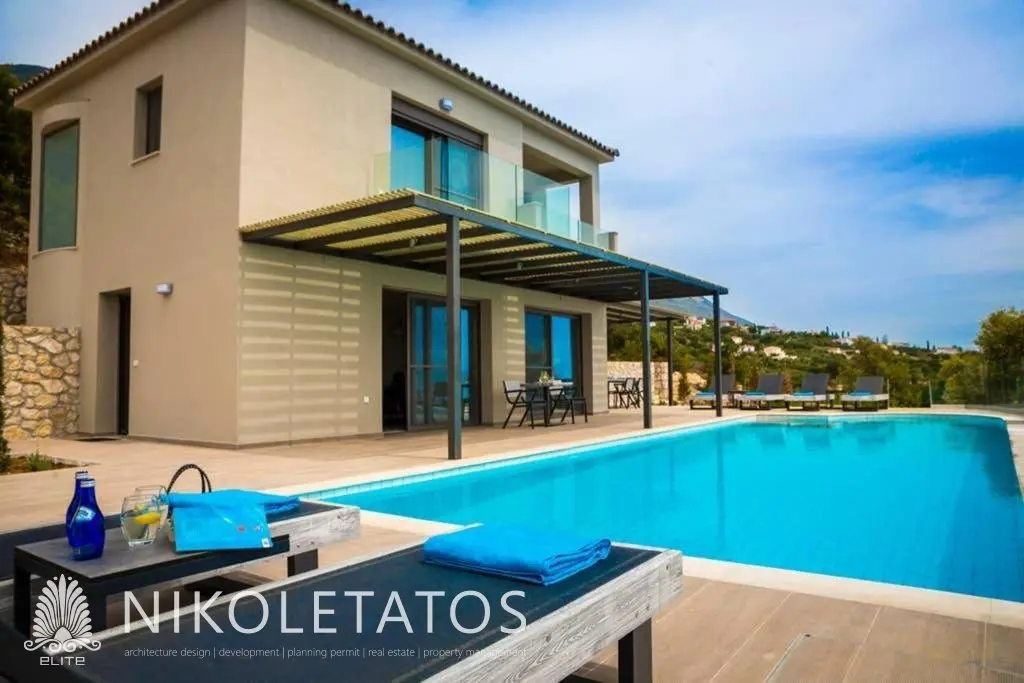 Villa Of 120 M² With Sea View In Trapezaki, Greece